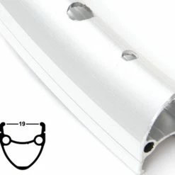 26 Zoll 19-559 Contec Classic X19 Alufelge Silber 36L - Hochwertige Felgenringe für Fahrräder