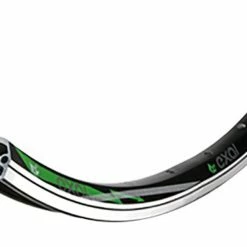 26 Zoll 19-559 Exal EL19 Alufelge Schwarz/Silber 36L - Hochwertige Felgenringe für Fahrräder