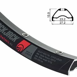 28 Zoll 23-622 Rodi Ready Disc Alufelge Schwarz Geöst 32L - Hochwertige Felgenringe für Fahrräder