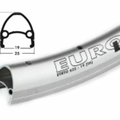 26 Zoll 19-559 Schürmann Euroline Alufelge Silber 36L | Hochwertige Felgenringe für Fahrräder