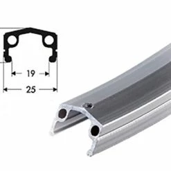 26 Zoll 19-559 Schürmann Point Alu-Kastenfelge Silber 36L | Hochwertige Felgenringe für Fahrräder